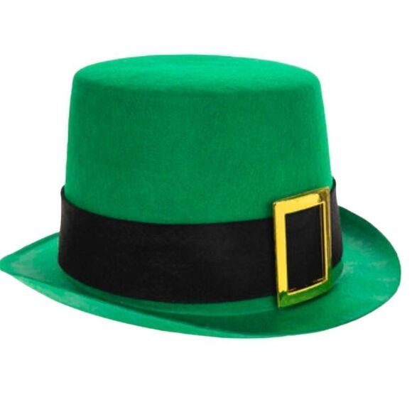 ST Patricks Day Fancy Dress Buckle Hat NEW - Picture 1 of 8